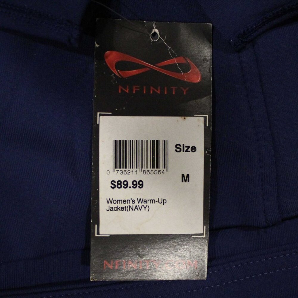NWT: Infinity Navy Warm Up Suit - Sz M - Picture 3 of 7